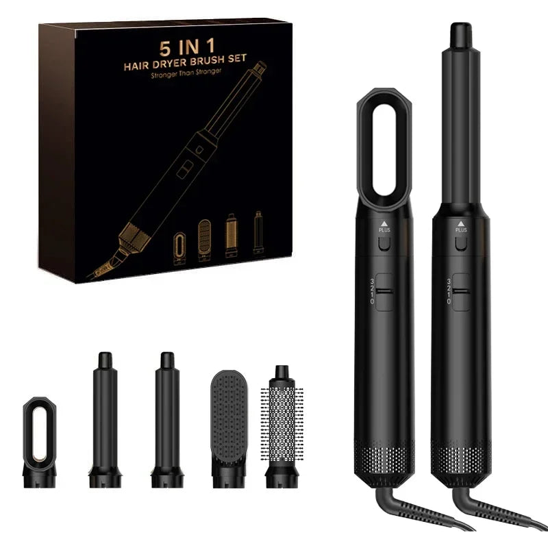 5 In 1 Hair Dryer And Hot Air Comb Brush