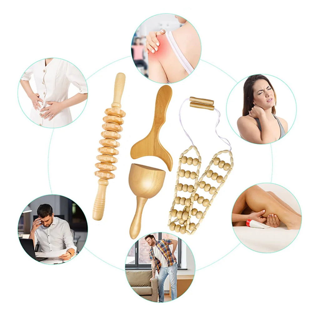 SculptEase Wooden Gua Sha Massager