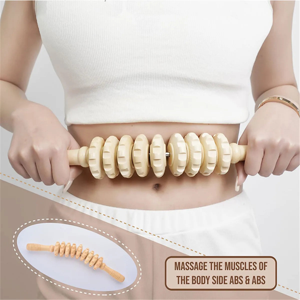 SculptEase Wooden Gua Sha Massager